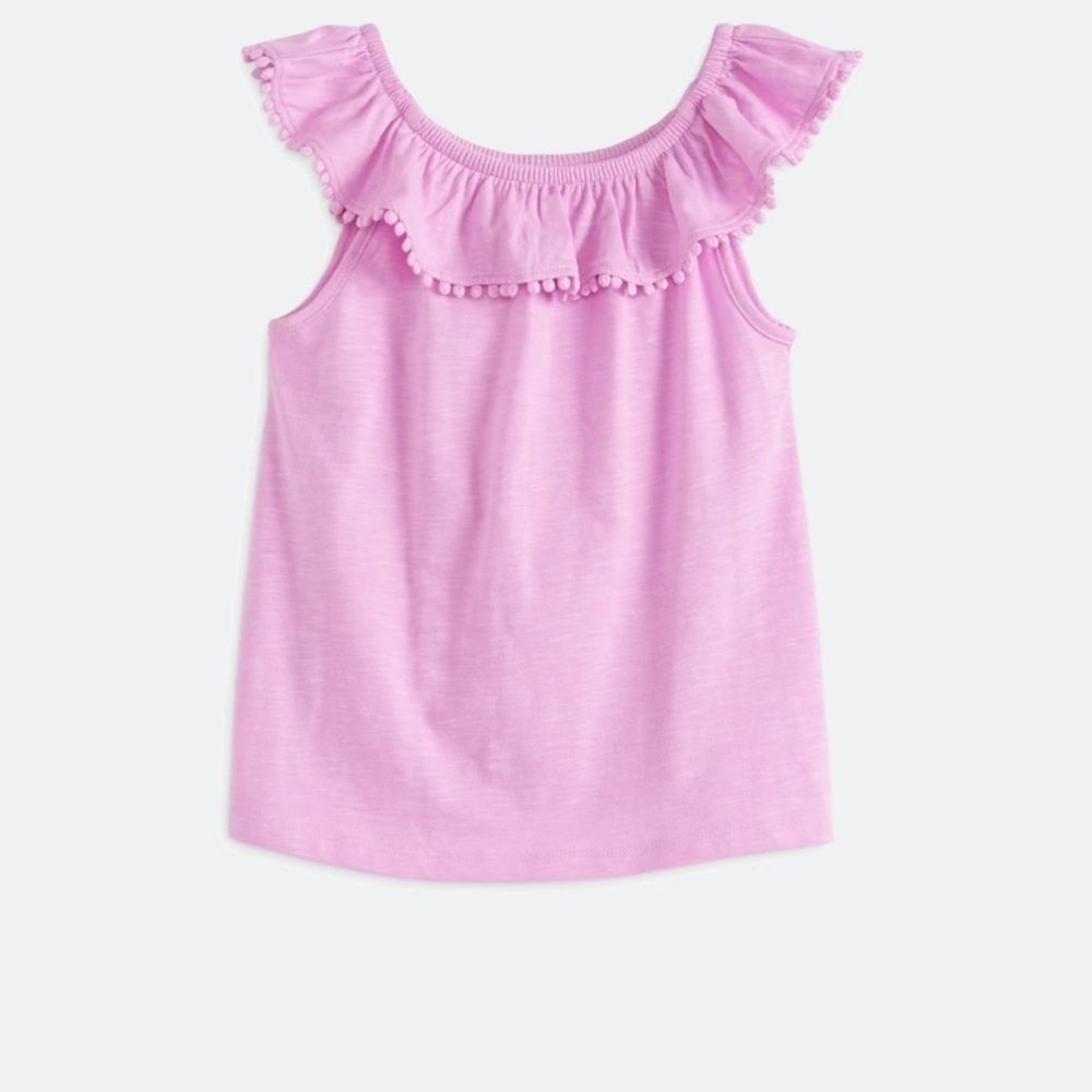 Bixby Nomad girls purple ruffle swing tank top size large 12-14 NWT!